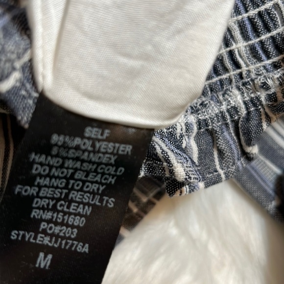 Kittenish One Piece Striped Pants Romper - Picture 8 of 9